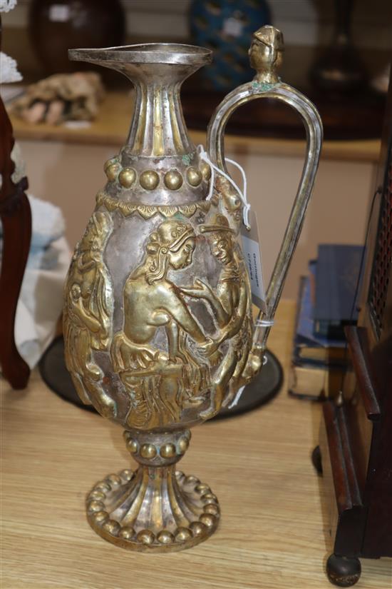 A Roman style ewer height 35cm